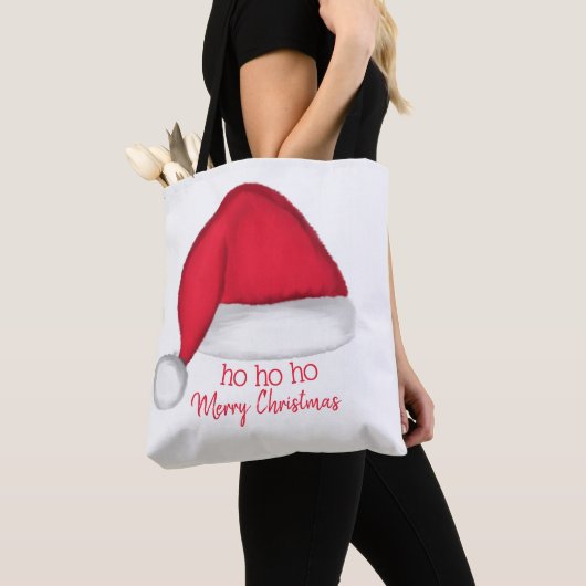 Weihnachtsmannmütze Tote Bag Tasche (Von Nahem)