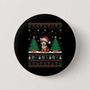 Weihnachtsmannmütze Toy Fox Terrier Dog Xmas Tree Button