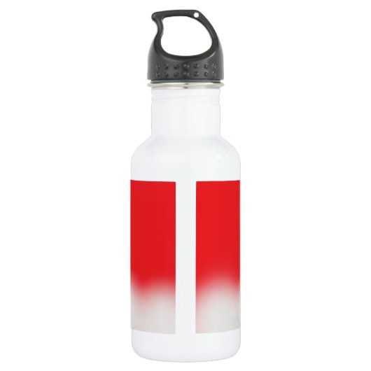 Weihnachtsmannmütze Trinkflasche (Rückseite)