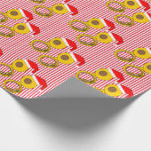 Weihnachtsmannmütze Tuba Sertipes Geschenkpapier (Ecke)
