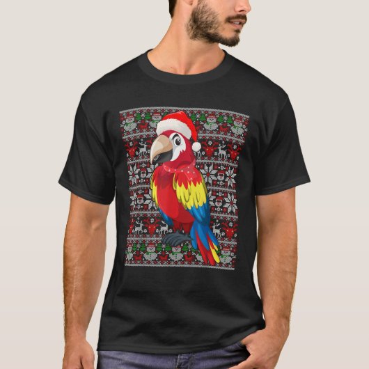 Weihnachtsmannmütze Ugly Sweater Kids Weihnachtspa T-Shirt (Vorderseite)