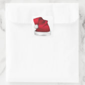 Weihnachtsmannmütze Umschlag Aufkleber (Tasche)