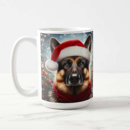 Weihnachtsmannmütze und Scarf Kaffeetasse (Links)