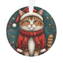 Weihnachtsmannmütze und Scarf