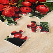 Weihnachtsmannmütze von festem Leopard Puzzle (Seite)