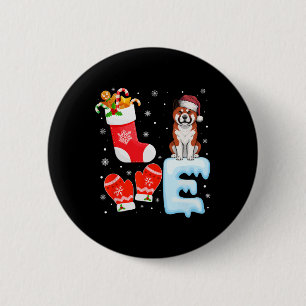 Weihnachtsmannmütze Weihnachten Strumpf Holiday Ak Button
