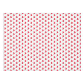 Weihnachtsmannmütze Weihnachten Winter Red Retro V Tischdecke (Vorderseite (Horizontal))