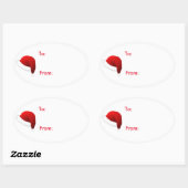 Weihnachtsmannmütze Weihnachtsfeiertag - Aufkleber (Blatt)