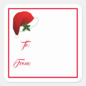 Weihnachtsmannmütze Weihnachtsfeiertag - Aufkleber (Vorderseite)