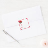 Weihnachtsmannmütze Weihnachtsfeiertag - Aufkleber (Umschlag)