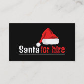 Weihnachtsmannmütze, Weihnachtsmann Visitenkarte (Vorderseite)