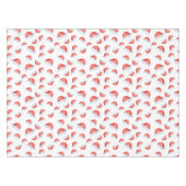 Weihnachtsmannmütze Weihnachtsmuster Wasserfarbe Tischdecke (Vorderseite (Horizontal))