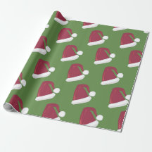 Weihnachtsmannmütze Wrapping Paper