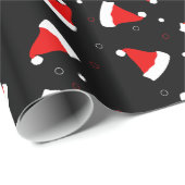 Weihnachtsmannmütze Wrapping Paper Geschenkpapier (Rolleneckpunkt)