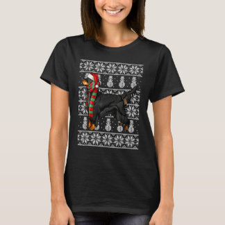 Weihnachtsmannmütze Xmas Gordon Setter Ugly Weihna T-Shirt