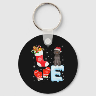 Weihnachtsmannmütze Xmas Strumpf Deutscher Kurzfil Schlüsselanhänger