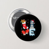 Weihnachtsmannmütze Xmas Strumpf Holiday Alaskan M Button (Vorne & Hinten)