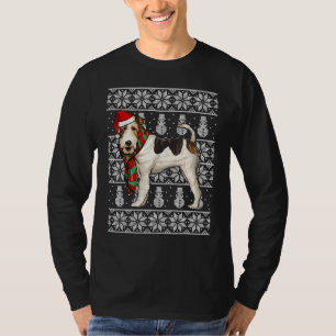 Weihnachtsmannmütze Xmas Wire Fox Terrier Ugly Wei T-Shirt