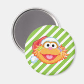 Weihnachtsmannmütze Zoe Magnet (Vorderseite/Rückseite)