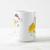 WeihnachtsmannmützeCorgi Kaffeetasse (Mittel)