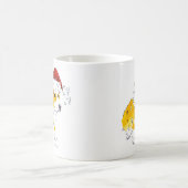 Weihnachtsmannmützecorgi-Tasse Kaffeetasse (Mittel)