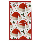 Weihnachtsmannmützen Kleine Geschenktüte (Rückseite)