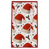 Weihnachtsmannmützen Kleine Geschenktüte (Vorderseite)