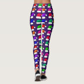 Weihnachtsmannmützen Leggings (Rückseite)