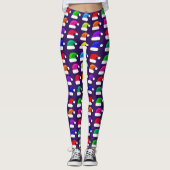 Weihnachtsmannmützen Leggings (Vorderseite)