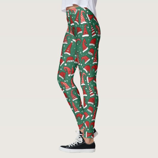 Weihnachtsmannmützen Leggings (Links)