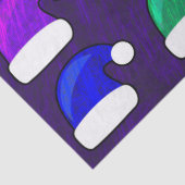 Weihnachtsmannmützen Seidenpapier (Detail)