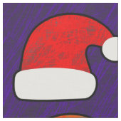 Weihnachtsmannmützen Stoff (Nahaufnahme)