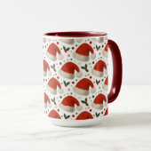 Weihnachtsmannmützen Tasse (VorderseiteRechts)