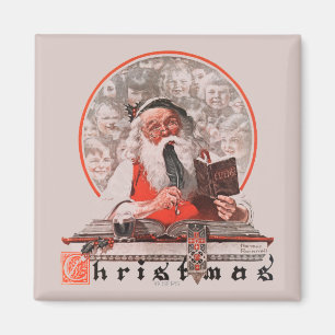 Weihnachtsmanns Ausgaben Magnet