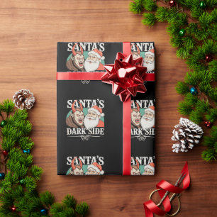 Weihnachtsmanns dunkle Seite Krampus Krampusnacht Geschenkpapier