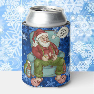 Weihnachtsmanns Freizeit Persönlicher Name Lustige Dosenkühler