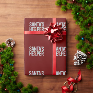 Weihnachtsmanns Helfer Weihnachten Geschenkpapier