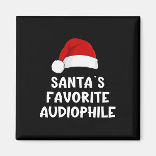 Weihnachtsmanns Lieblings-Audiophile Lustige Hi-fi Magnet