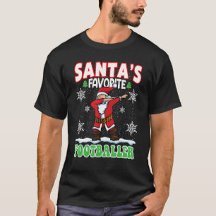Weihnachtsmanns Lieblings-Fußballspieler Dabbing T-Shirt