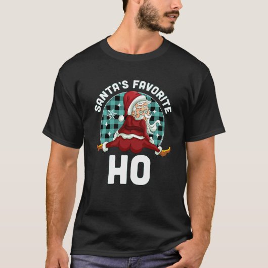 Weihnachtsmann's Lieblings-Ho-Weihnachten T-Shirt (Vorderseite)