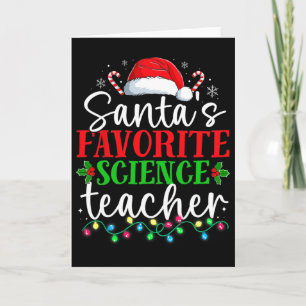 Weihnachtsmanns Lieblings-Lehrer-Christmas-Fun-Xma Karte