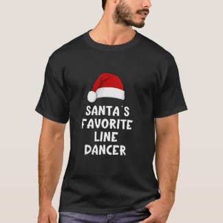 Weihnachtsmanns Lieblings-Line-Tänzer Lustiger Tan T-Shirt