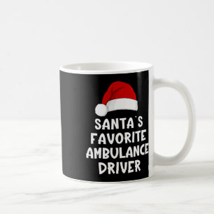 Weihnachtsmanns Lieblings-Rettungswagenfahrer Lust Kaffeetasse