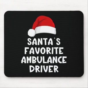 Weihnachtsmanns Lieblings-Rettungswagenfahrer Lust Mousepad