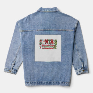 Weihnachtsmanns Lieblingskrankenschwester, Frohe K Jeansjacke