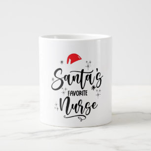 Weihnachtsmanns Lieblingskrankenschwester Weihnach Jumbo-Tasse