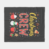 Weihnachtsmannschaft (2) fleecedecke (Vorderseite (Horizontal))