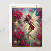 Weihnachtsmannschaft - Auburn Hair Postkarte (Vorne/Hinten)