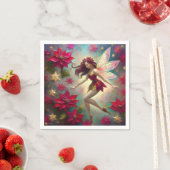 Weihnachtsmannschaft - Auburn Hair Serviette (Beispiel)