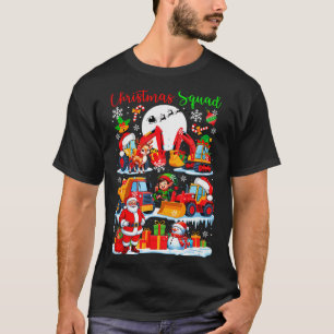 Weihnachtsmannschaft Baustellen LKWs Bagger San T-Shirt